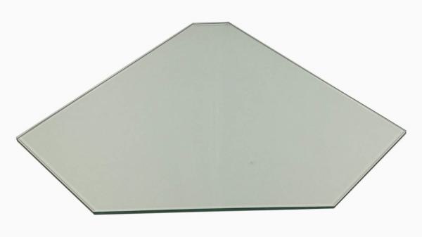 Glasscheibe Klarglas 10 mm PENTAGON Ecke